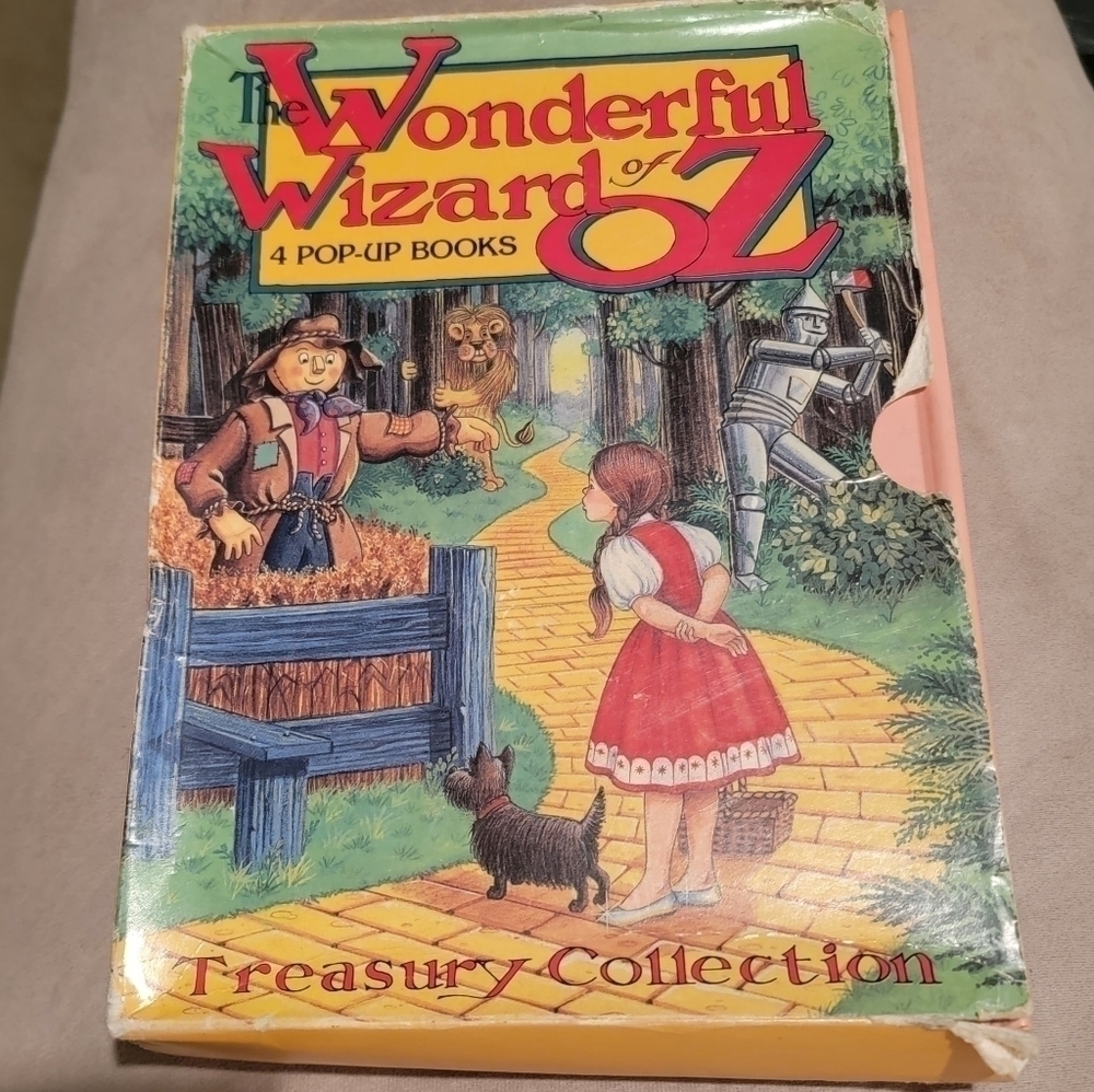 The Wonderful Wizard Of Oz 4 Pop-Up Books Treasury Collection Box Set~ Vintage